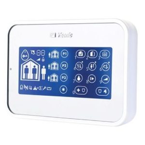 Visonic KP-160 PG2 érintőképernyős (ikonos) kétutas rádiós kezelő Power-G központokhoz