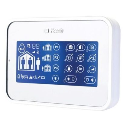 Visonic KP-160 PG2 érintőképernyős (ikonos) kétutas rádiós kezelő Power-G központokhoz