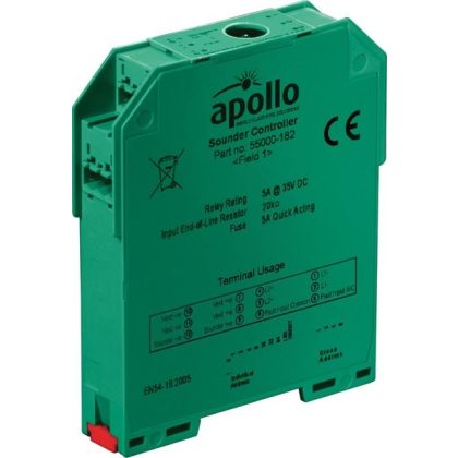 Apollo XP95 55000-182APO DIN sínes hangjelző vezérlő modul