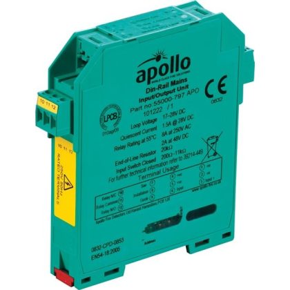 Apollo DIN-Rail Mains Input/Output Unit