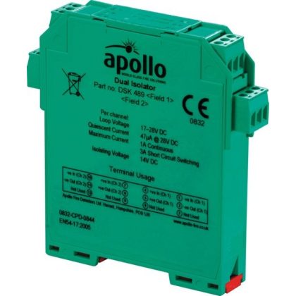 Apollo DIN-Rail Dual Isolator