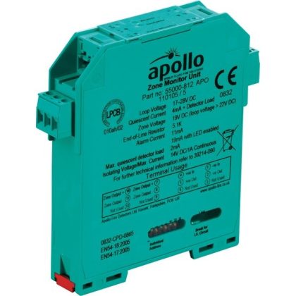 Apollo XP95  DIN-Rail Zone Monitor with Isolator