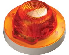   Apollo 55000-879APO huroktáplált, aljzattal szerelhető sárga fényjelző