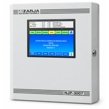 NJP-3007-2-Basic-2-14 címezhető tűzjelző központ