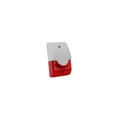 Indoor siren/light flashing 110 dB, (red)