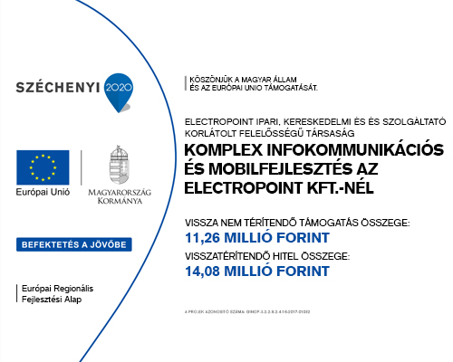 Komplex Infokommunikációs és Mobilfejlesztés az Electropoint Kft-nél